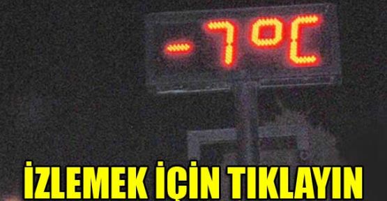İzmir -7 derece soğukla 50 yılın rekorunu kırdı