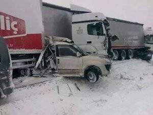 Akşehir Yolu'nda feci kaza