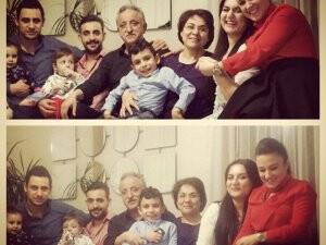 Ortakarpuz ailesinden mutlu bir akşam karesi