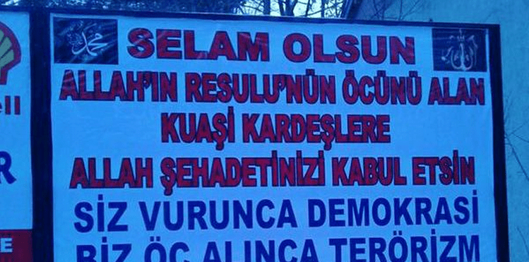 Bitlis’te olay yaratan afiş