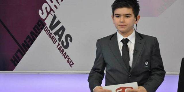 Gazeteci İsmail Güneş'in oğlu haber sundu