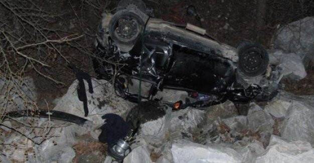 Muğla'da feci kaza uçuruma uçtu 1 ölü