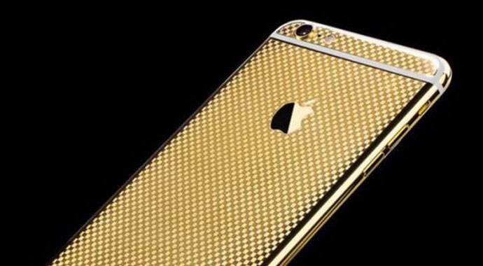 iPhone 6 altınla kaplandı