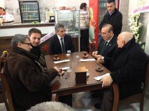 Baş Müdür Hüseyin Namal halkın içinde