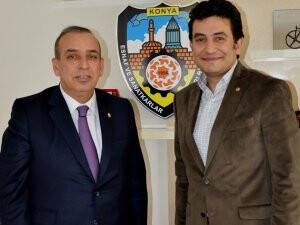 Başkan Karamercan, Turgay Bilge ile