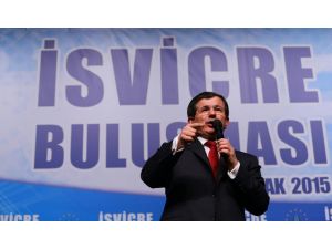 Başbakan Davutoğlu, İsviçre'de