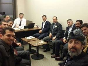 Genç İş adamları Başkan Kalaycı ile Ankara’da