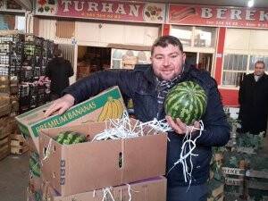 Yılın ilk karpuzu Doğan Cömert’ten