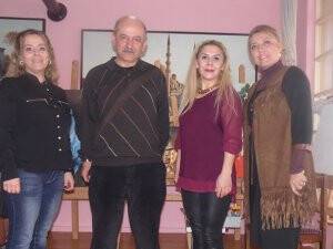 Muhsin Kaleli Atölyesinden hoş pozlar