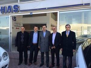 Başkan Selçuk Öztürk ve ekibi Said Bağcı ile