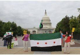 ABD Kongre'sinin Önünde Suriye Eylemi