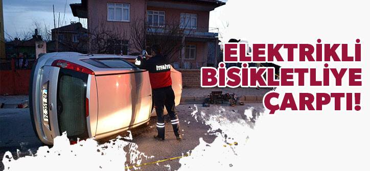 Otomobil Elektrikli Bisiklete Çarptı: 1 Ölü, 1 Yaralı
