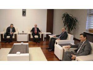 Kırgızistan Heyeti, Vali Azizoğlu’nu Ziyaret Etti