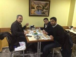 Dr.Abdullah Ağralı ve Macil Uluçamlıbel Dostlar Etliekmek'te