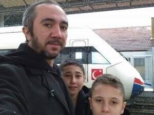Marıl ailesi fertlerinden YHT selfiesi
