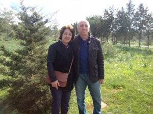 Abalı çifti Kıbrıs gezisinde