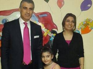 Özgül ailesinde doğum günü neşesi