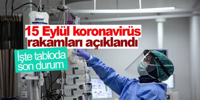 15 Eylül koronavirüs rakamları açıklandı! İşte tabloda son durum