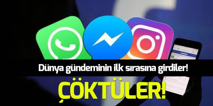 Sosyal medya devleri çöktü! Açıklamalar peşpeşe geldi