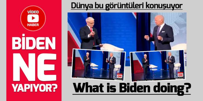 ABD Başkanı Biden kilitlendi, olay oldu!