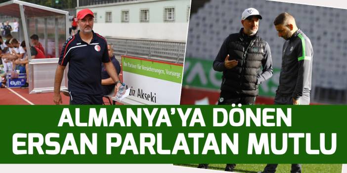 Almanya'ya dönen Ersan Parlatan mutlu