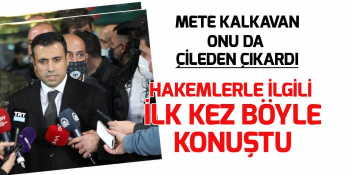 Konyaspor Başkanı Fatih Özgökçen'den ilk kez hakem tepkisi