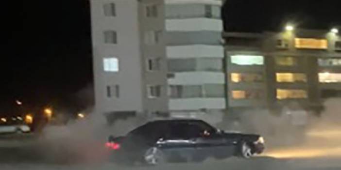 Konya’da drift yapan magandaya 9 bin 125 TL ceza