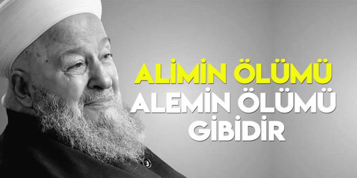 Mahmut Ustaosmanoğlu Hocaefendi için başsağlığı mesajları