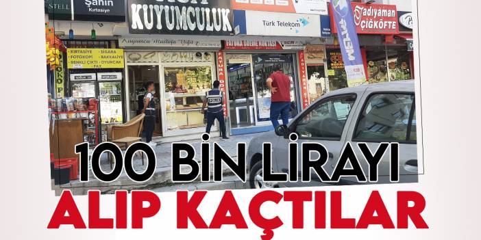 Konya'da döviz bozdurma bahanesiyle kuyumcudan 100 bin lira çaldılar