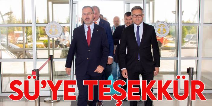 Bakan Kasapoğlu, Selçuk Üniversitesi'ni ziyaret etti