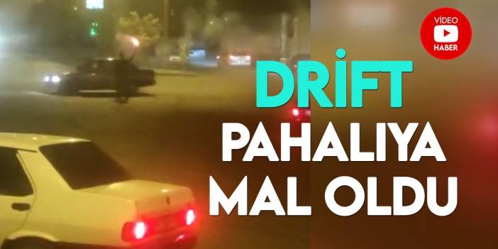 Konya'da cadde ortasında drift yapan magandalara 27 bin TL ceza