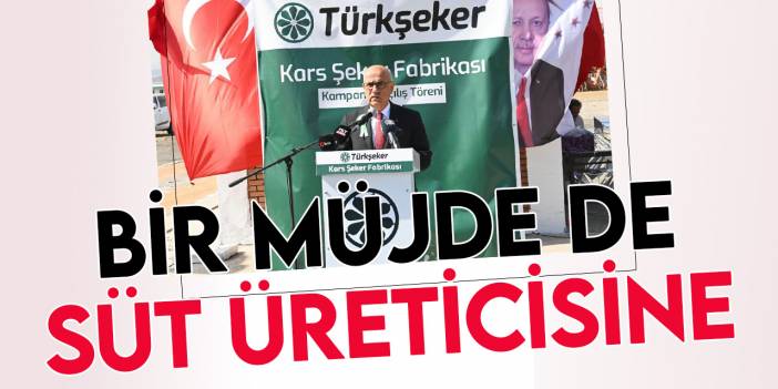 Tarım ve Orman Bakanı Kirişci: Çiğ süt destek primini 50 kuruş ödeyeceğiz