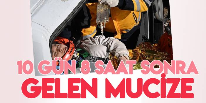 Kahramanmaraş'ta '10 gün 8 saat sonra 17 yaşındaki Aleyna enkazdan sağ çıkarıldı