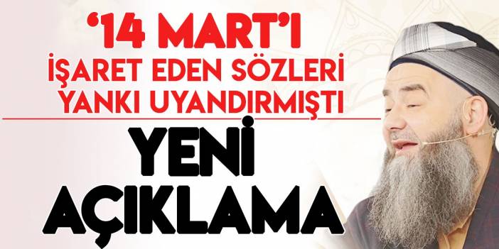 Cübbeli Ahmet Hoca’dan ‘14 Mart’ tarihiyle ilgili yeni açıklama