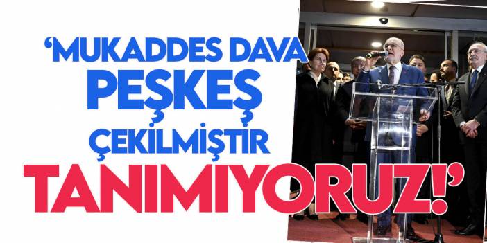 Haymana Mutabakatı Heyetinden Saadet yönetimine çok sert tepki!