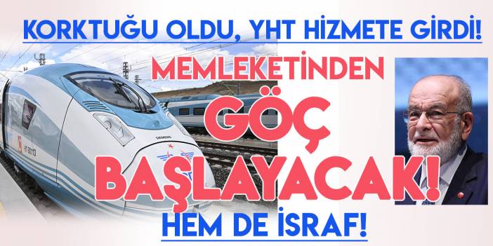 Sivas 'YHT'ye kavuştu! Karamollaoğlu'nun sözleri yeniden gündem oldu