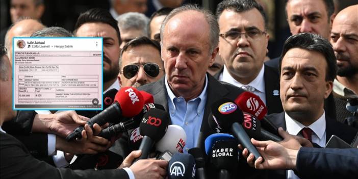 "Maksut Serim, Muharrem İnce'ye 10 milyon TL bağış yaptı" diye paylaştıkları makbuz "kurgu" çıktı