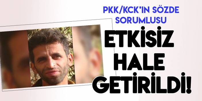 MİT, PKK/KCK’nın sözde "HSM Eğitim Sorumlusu"nu etkisiz hale getirdi