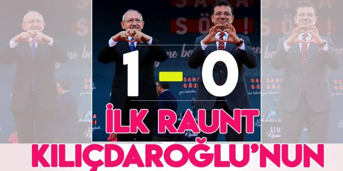 İlk raundu Kılıçdaroğlu kazandı! İmamoğlu, İstanbul BB'ye aday olacağını açıkladı