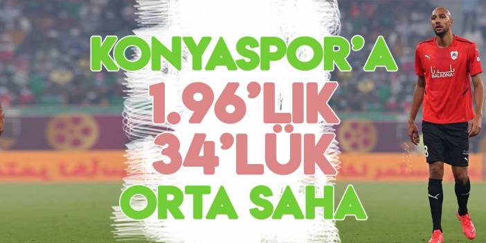 Konyaspor'a 196'lık, 34'lük Fransız orta saha