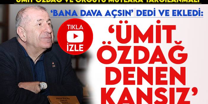 Eski AK Partili vekilden Ümit Özdağ'a çok sert sözler: "Kansız", "Vatan haini"
