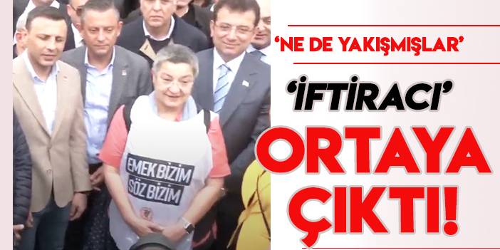 TSK'ya iftira atan Şebnem Korur Fincancı, 1 Mayıs yürüyüşünde ortaya çıktı!