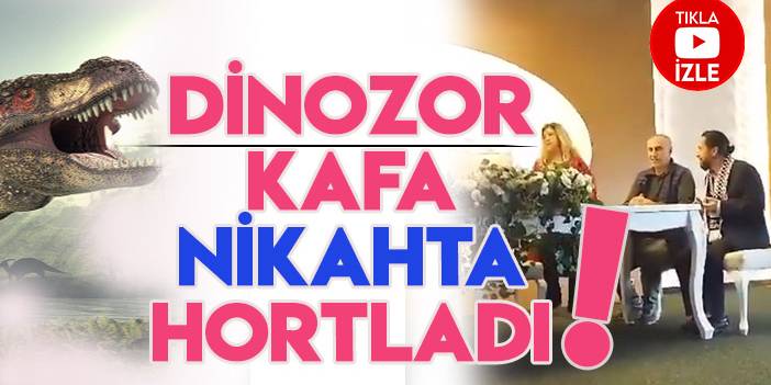 Dinozor kafa fosil zihniyet nikahta hortladı: "Dua"ya engel olmaya çalışan nikah memuruna tepki yağdı