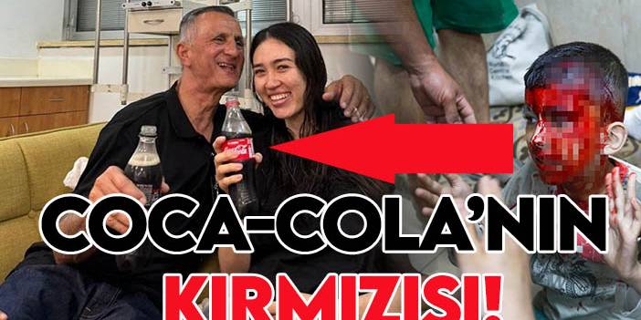 Kurtarılan İsrailli rehine "Coca-Cola" ile poz verdi