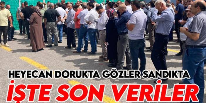 Konya Şeker'de heyecan dorukta gözler sandıkta! İşte son veriler