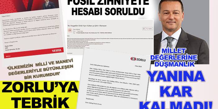 Milletin değerlerine düşmanlık eden CEO için gereğini yapan Zorlu Holding'e tebrik! Ne olmuştu?