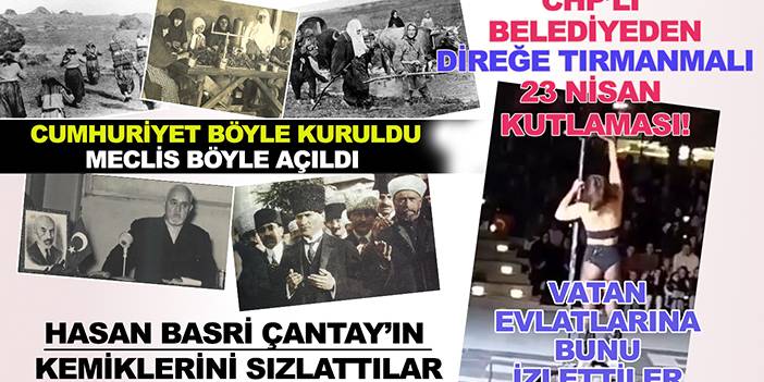 CHP’li Balıkesir Altıeylül Belediyesi’nin "direğe tırmanmalı" 23 Nisan kutlamasına tepki yağdı! "Şuursuz ve idraksiz zihniyet!"
