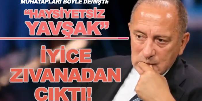 Bu sefer iyice zıvanadan çıktı! Fatih Altaylı'dan yine skandal sözler!
