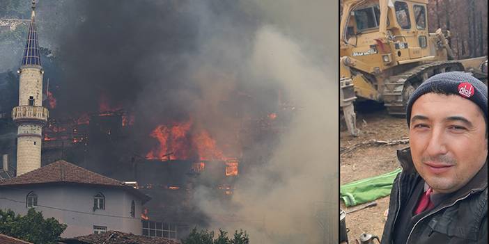 İzmir'in Ödemiş'teki yangında Konyalı dozer operatörü şehit oldu