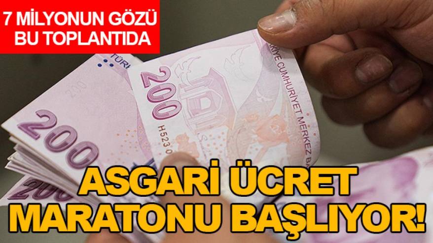 7 milyonun gözü bu toplantıda: Asgari ücret maratonu başlıyor!